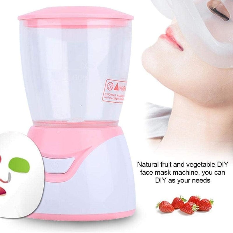 woobles Face Mask Machine, Facial Treatment DIY Natural Fruit Vegetable Mask, Mini DIY Automatic Facial Cream Making With 32Pcs Mask Making Collagen Capsules SPA Skin Care - Image 1